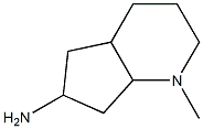 1-Methyloctahydro-1H-cyclopenta[b]pyridin-6-amine,1558833-79-6,结构式