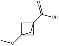 3-甲氧基双环[1.1.1]戊烷-1-羧酸 结构式