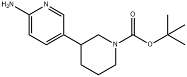 2-Amino-5-(N-Boc-piperidin-3-yl)pyridine Structure