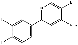 4-Amino-3-bromo-6-(3,4-difluorophenyl)pyridine|