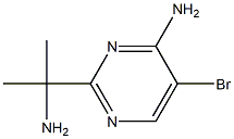 4-Amino-5-bromo-2-(2-aminopropan-2-yl)pyrimidine 结构式