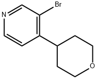 3-Bromo-4-(oxan-4-yl)pyridine Struktur
