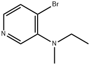 4-Bromo-3-(methylethylamino)pyridine Struktur