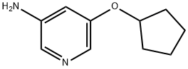 3-AMINO-5-(CYCLOPENTOXY)PYRIDINE Struktur