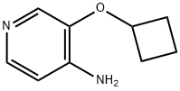 4-AMINO-3-(CYCLOBUTOXY)PYRIDINE 结构式