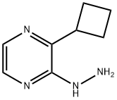 2-cyclobutyl-3-hydrazinylpyrazine,1565550-47-1,结构式