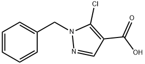 1-benzyl-5-chloro-1H-pyrazole-4-carboxylic acid,1565755-08-9,结构式