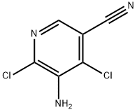 5-amino-4,6-dichloronicotinonitrile,1565871-92-2,结构式