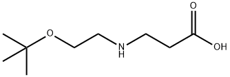 3-{[2-(tert-butoxy)ethyl]amino}propanoic acid,1566914-46-2,结构式