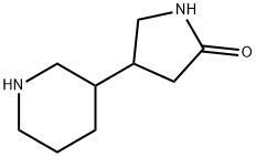 4-(哌啶-3-基)吡咯烷-2-酮,1566966-67-3,结构式