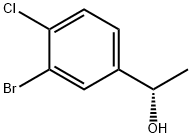 (S)-1-(3-溴-4-氯苯基)乙醇 结构式