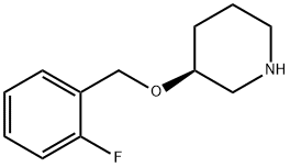(3S)-3-[(2-fluorophenyl)methoxy]piperidine,1568182-78-4,结构式