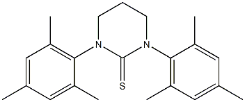 1,3-bis(2,4,6-trimethylphenyl)-3,4,5,6-tetrahydro-2(1H)-pyrimidinethione,1569099-99-5,结构式