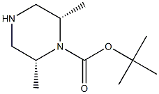 tert-butyl 2,6-dimethylpiperazine-1-carboxylate, cis,1575591-48-8,结构式