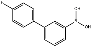 3-(4-FLUOROPHENYL)PHENYLBORONIC ACID Struktur