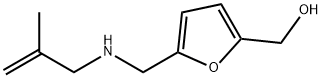 (5-{[(2-methylprop-2-en-1-yl)amino]methyl}furan-2-yl)methanol Structure