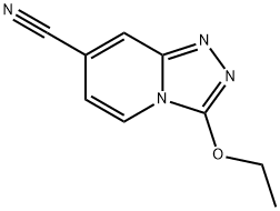 3-ethoxy-[1,2,4]triazolo[4,3-a]pyridine-7-carbonitrile 结构式