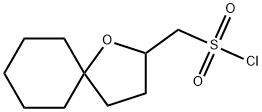 {1-oxaspiro[4.5]decan-2-yl}methanesulfonyl chloride Structure