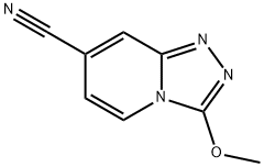 3-methoxy-[1,2,4]triazolo[4,3-a]pyridine-7-carbonitrile 结构式