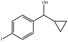 cyclopropyl(4-iodophenyl)methanol 结构式