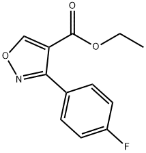 3-(4-Fluorophenyl)-4-isoxazolecarboxylic acid ethyl ester|3-(4-氟苯基)-4-异恶唑甲酸乙酯