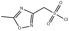 (5-methyl-1,2,4-oxadiazol-3-yl)methanesulfonyl chloride,1598160-87-2,结构式