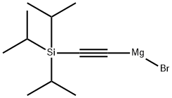 Magnesium, bromo[2-[tris(1-methylethyl)silyl]ethynyl]- 结构式