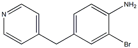 2-bromo-4-(pyridin-4-ylmethyl)benzenamine Structure