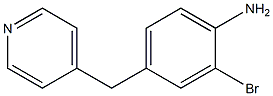 2-bromo-4-(pyridin-4-ylmethyl)benzenamine,159925-29-8,结构式