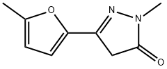 1-methyl-3-(5-methylfuran-2-yl)-4,5-dihydro-1H-pyrazol-5-one Structure