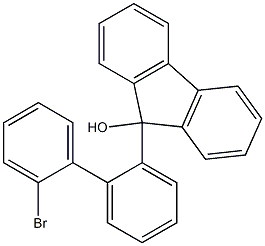 9-(2'-bromo-[1,1'-biphenyl]-2-yl)-9H-fluoren-9-ol Struktur