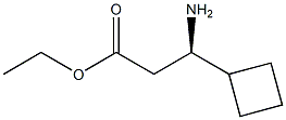 ethyl (R)-3-amino-3-cyclobutylpropanoate,1604459-39-3,结构式