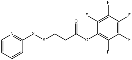 Perfluorophenyl 3-(pyridin-2-yldisulfanyl)propanoate Structure