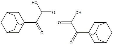 金刚烷-1-基乙醛酸, 16091-98-8, 结构式