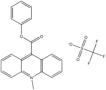 9-[(苯氧基)羰基]-10甲基三氟甲酰胺磺酸盐, 161006-14-0, 结构式