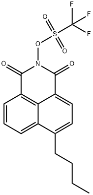 6-butyl-1,3-dioxo-1H-benzo[de]isoquinolin-2(3H)-yl trifluoromethanesulfonate Structure
