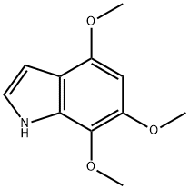 4,6,7-三甲氧基-1H-吲哚, 161156-02-1, 结构式