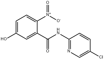 N-(5-Chloro-pyridin-2-yl)-5-hydroxy-2-nitro-benzamide Struktur