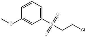 1-(2-氯乙磺酰)-3-甲氧基苯,16191-82-5,结构式