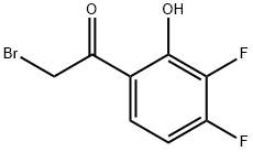 2-bromo-1-(3,4-difluoro-2-hydroxyphenyl)ethan-1-one,1621375-69-6,结构式