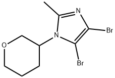 4,5-Dibromo-1-(oxan-3-yl)-2-methyl-1H-imidazole|