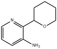 3-AMINO-2-(2-TETRAHYDROPYRANYL)PYRIDINE, 1622835-40-8, 结构式