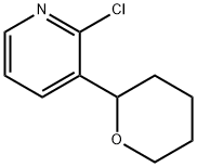 2-Chloro-3-(oxan-2-yl)pyridine Struktur