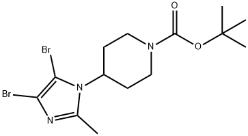 4,5-Dibromo-1-(N-Boc-piperidin-4-yl)-2-methyl-1H-imidazole|