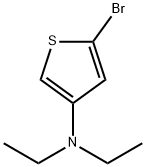 2-Bromo-4-(diethylamino)thiophene Structure
