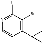 2-Fluoro-3-bromo-4-(tert-butyl)pyridine Structure