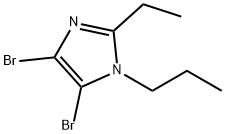 4,5-Dibromo-1-(n-propyl)-2-ethyl-1H-imidazole Structure