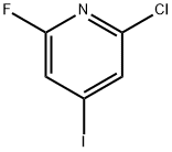 2-氟-4-碘-6-氯吡啶, 1622843-82-6, 结构式