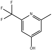 2-甲基-6-三氟甲基-吡啶-4-醇, 1622843-95-1, 结构式