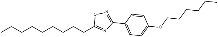 3-[4-(hexyloxy)phenyl]-5-nonyl-1,2,4-oxadiazole 结构式